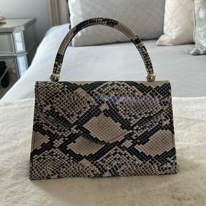 Alligator Print Handbag - Small